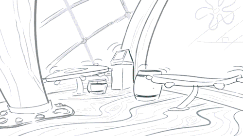 animated, benjamin_arcand, character_acting, genga, production_materials, spongebob_squarepants, storyboard, western