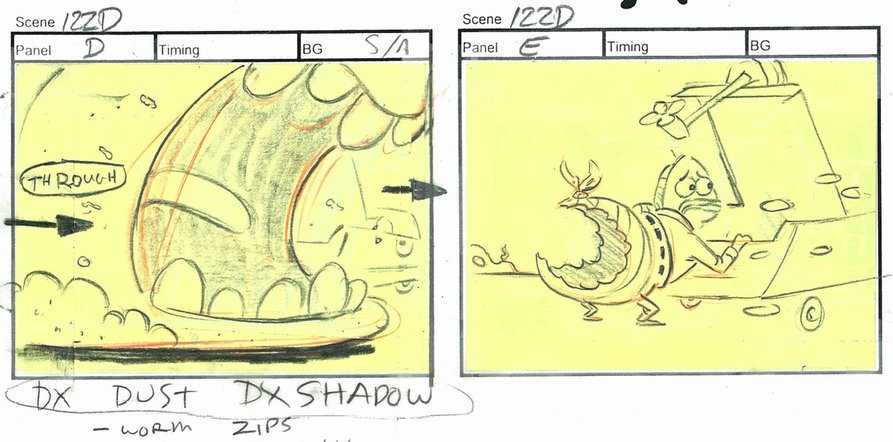 dan_povenmire, jay_lender, presumed, production_materials, spongebob_squarepants, storyboard, western