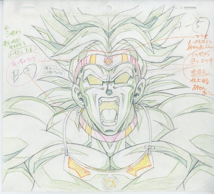 akira_inagami, dragon_ball_series, dragon_ball_z, dragon_ball_z_8:_the_burning_battles, genga, production_materials