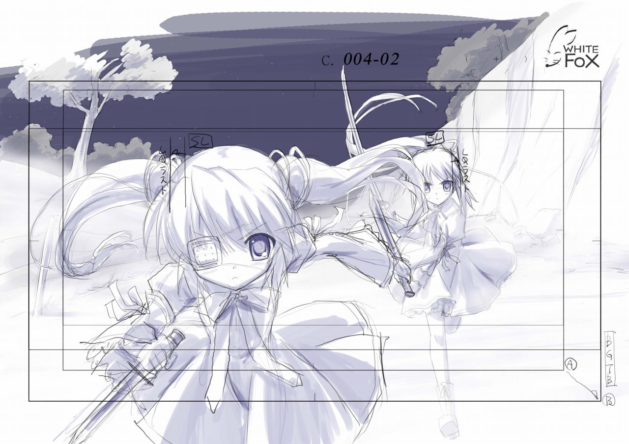 genga, motoki_tanaka, production_materials, rewrite, rewrite_(game)