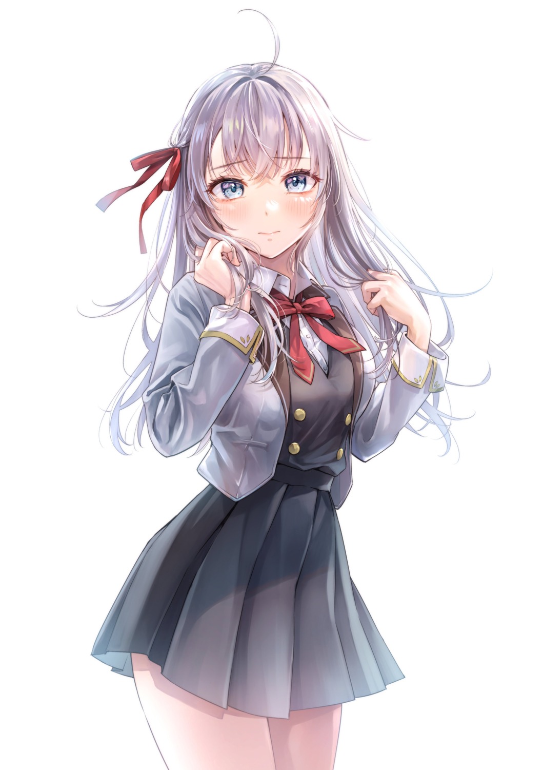 alisa_mikhailovna_kujou, seifuku, tenamachi_saho, tokidoki_bosotto_russia-go_de_dereru_tonari_no_alya-san