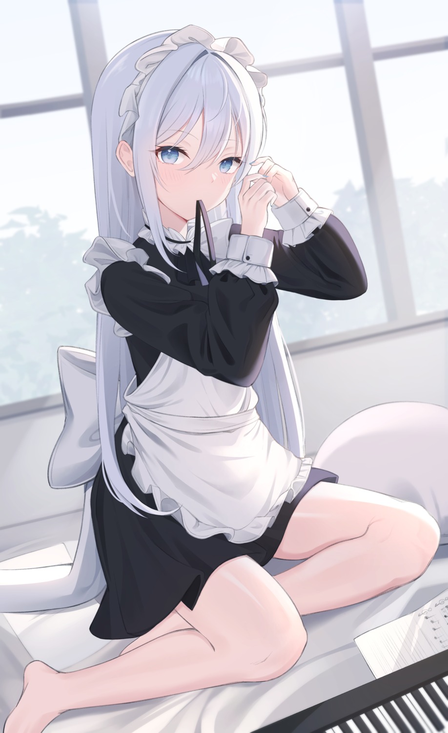 hiyayo25, maid, project_sekai, yoisaki_kanade
