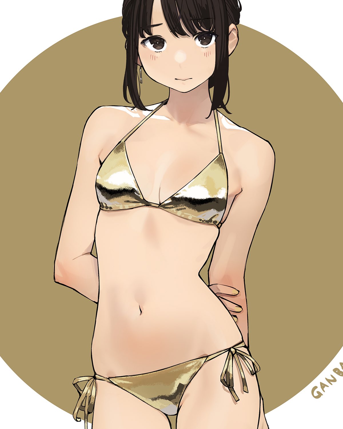 bikini, douki-chan, ganbare_douki-chan, swimsuits, yom
