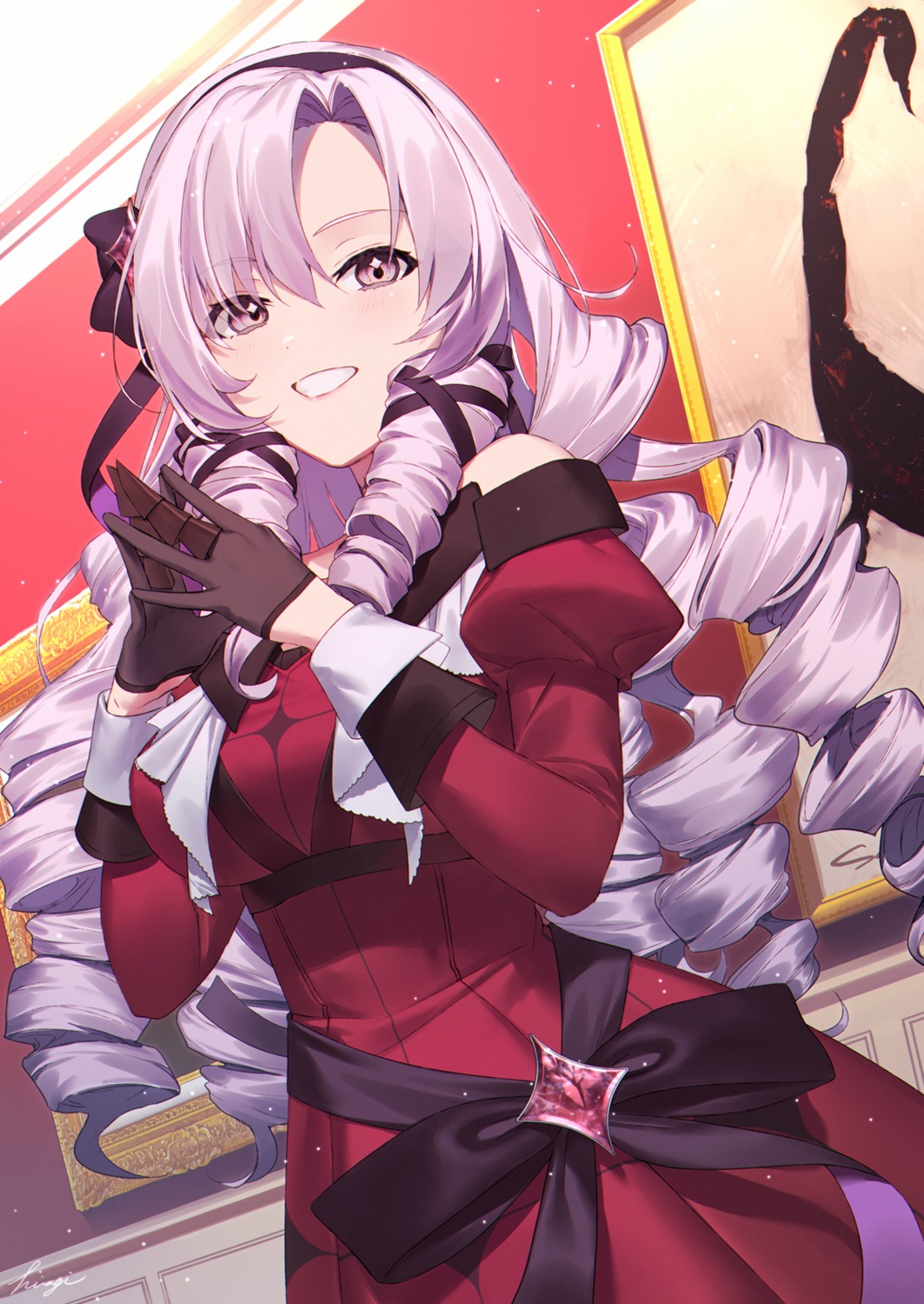 dress, hyakumantenbara_salome, kibou, nijisanji
