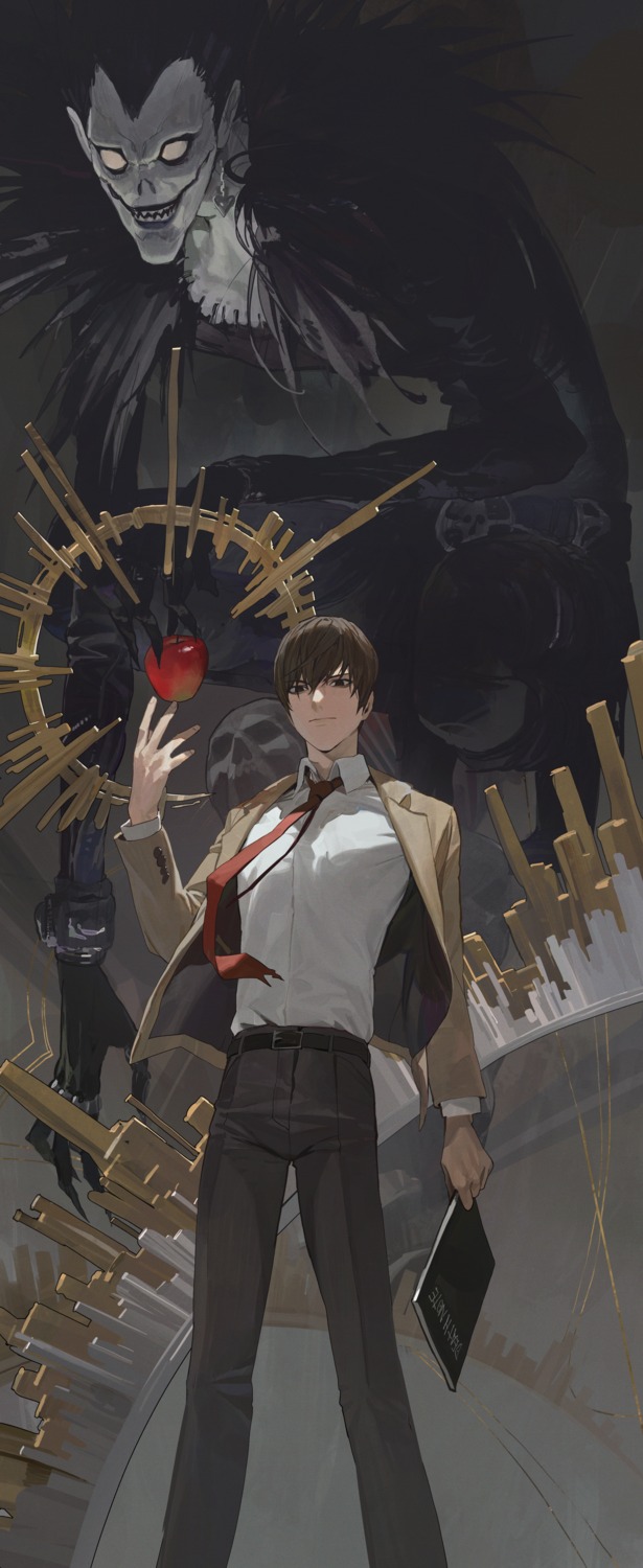 business_suit, death_note, male, modare, yagami_light