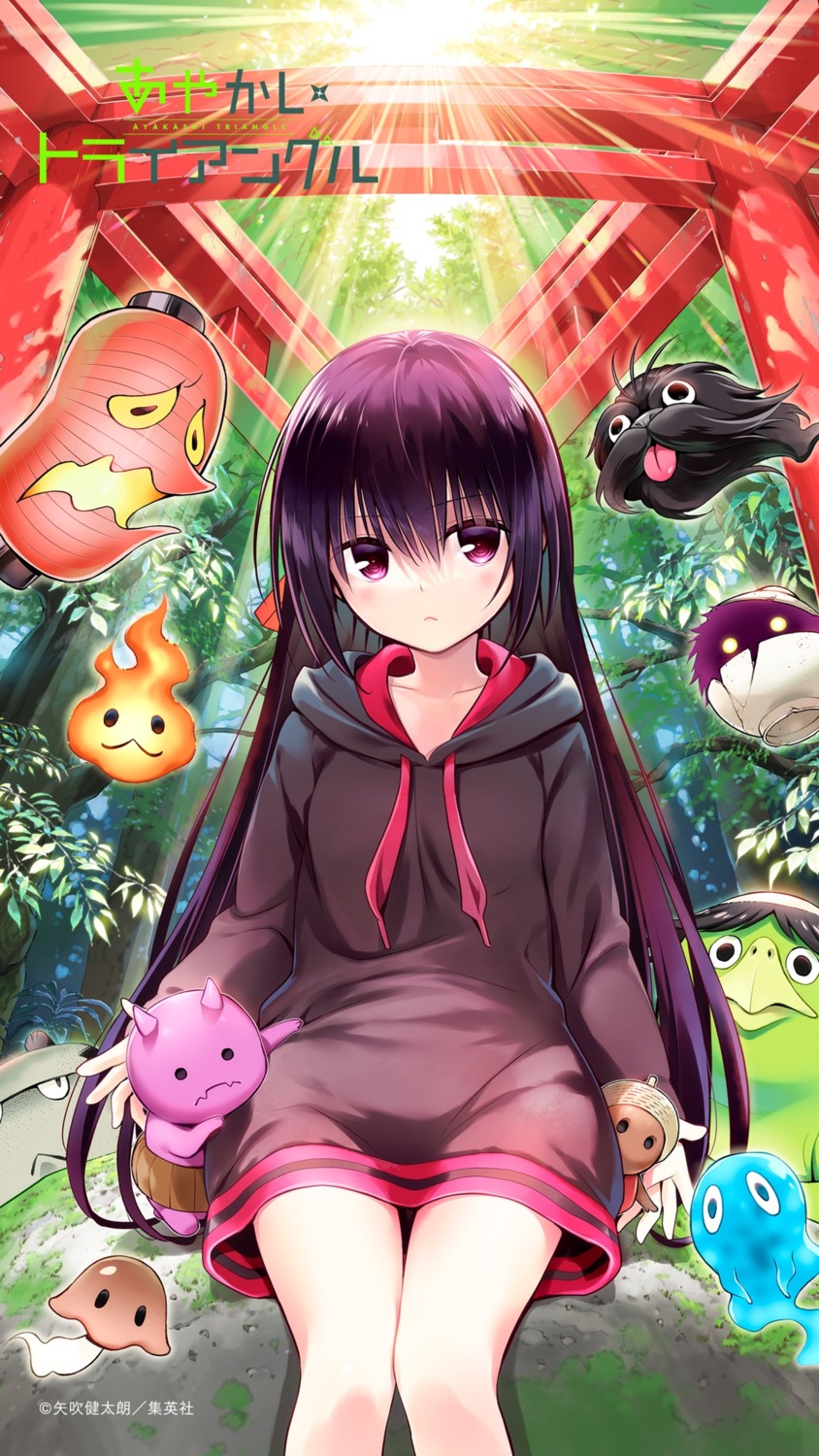 ayakashi_triangle, dress, kanade_suzu, yabuki_kentarou