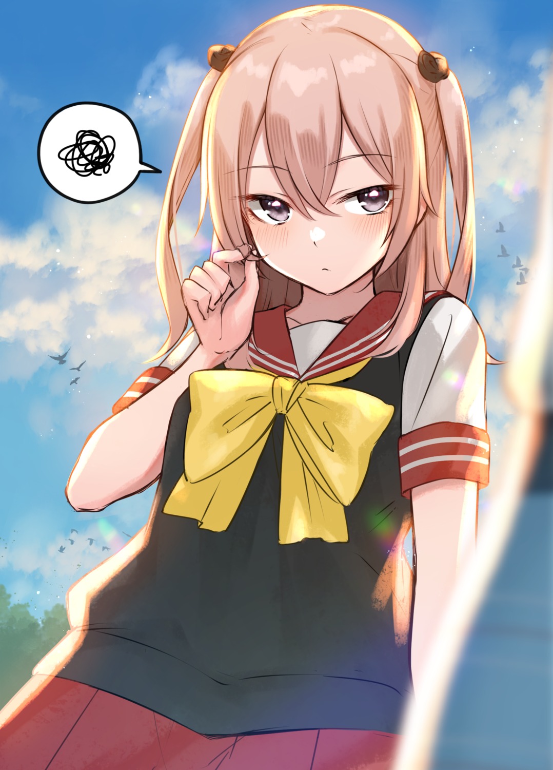 hoshimiya_aki, inui_sajuna, seifuku, sono_bisque_doll_wa_koi_wo_suru, sweater