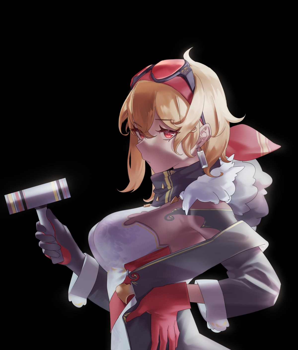 aragiken, bodysuit, hololive, hololive_indonesia, kaela_kovalskia, megane, weapon