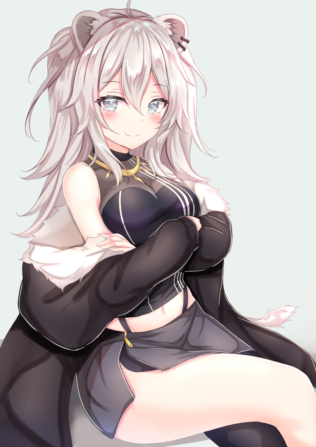 animal_ears, hololive, shishiro_botan, tail, yuano