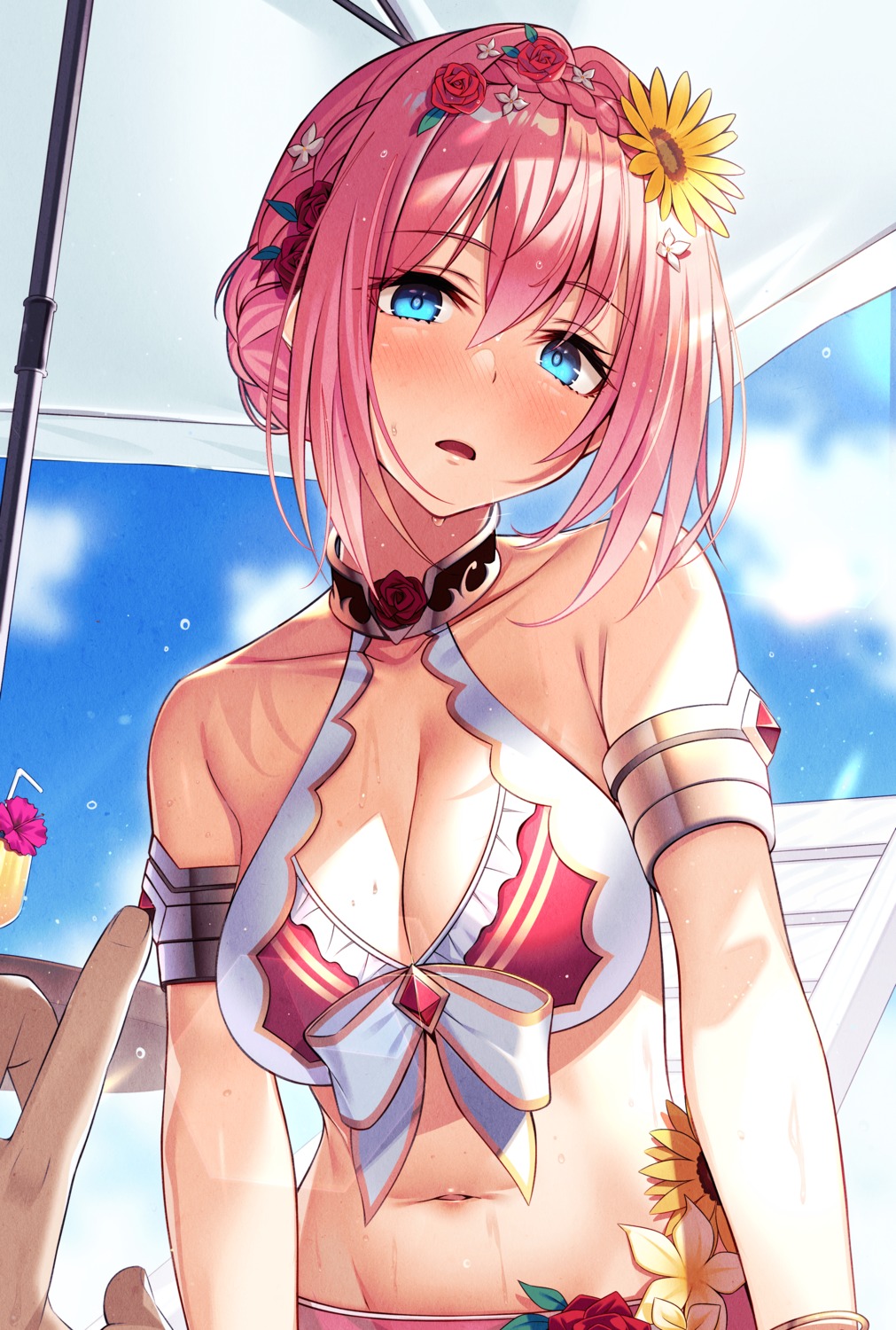 bikini, kusano_yui, princess_connect!, princess_connect!_re:dive, rumeha_(aormsj22), swimsuits