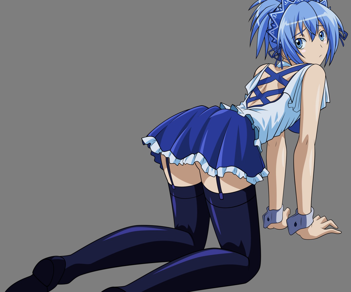 genderswap, kämpfer, senou_natsuru, thighhighs, transparent_png, vector_trace