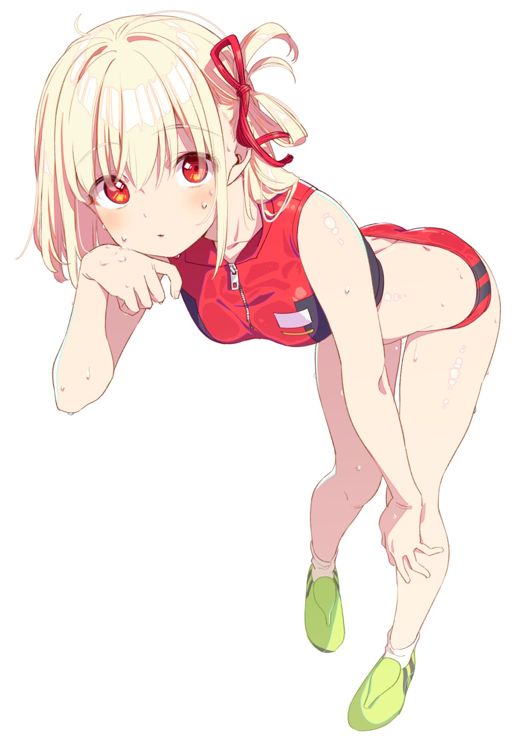 buruma, gym_uniform, konakona0307, lycoris_recoil, nishikigi_chisato, wet