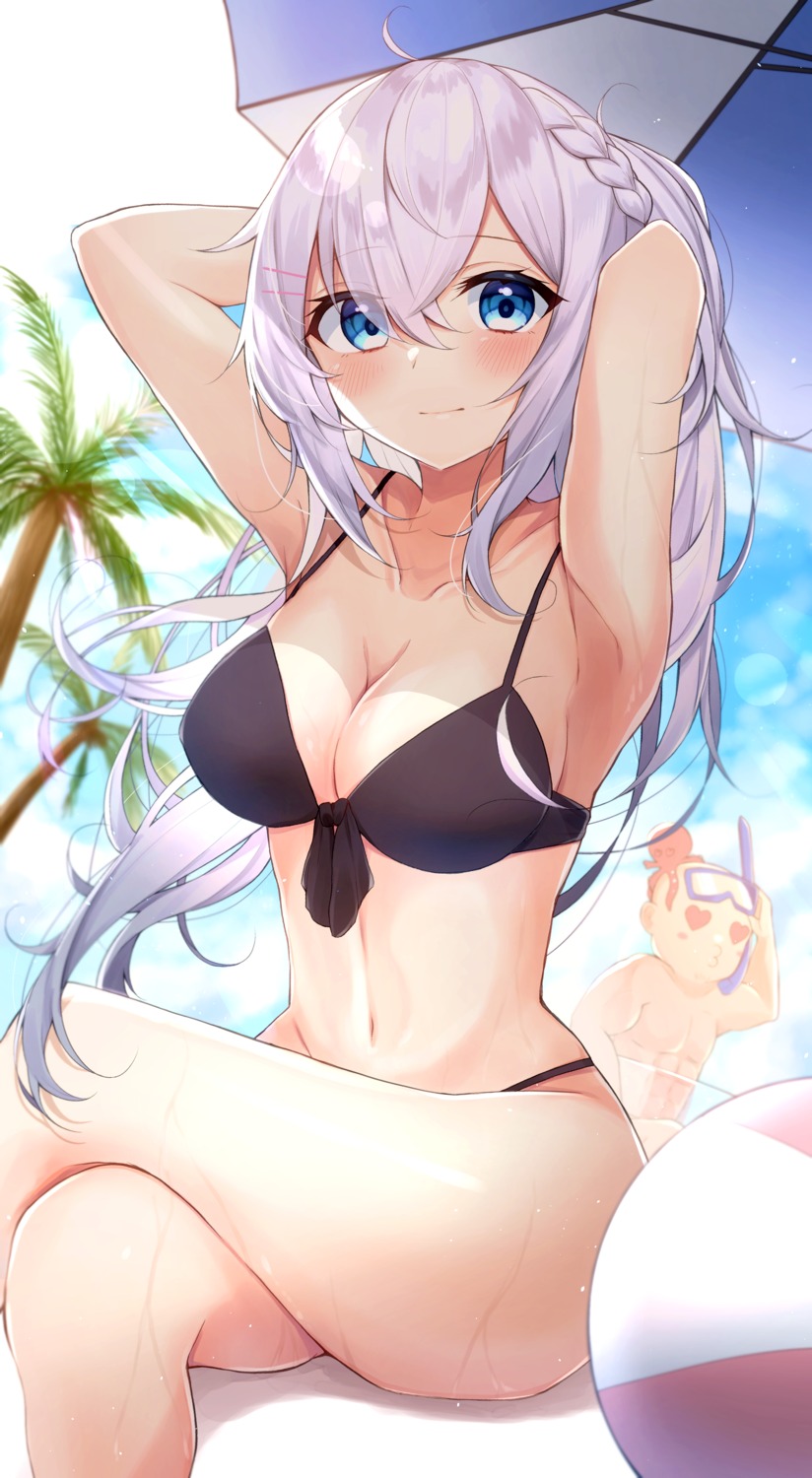 bikini, himemiya_shuang, swimsuits, wet
