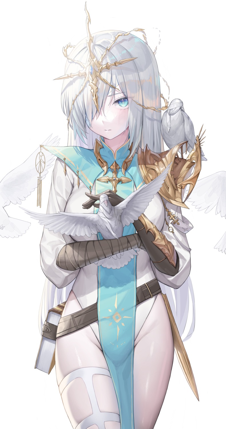 armor, bandages, leotard, thighhighs, yjs0803123