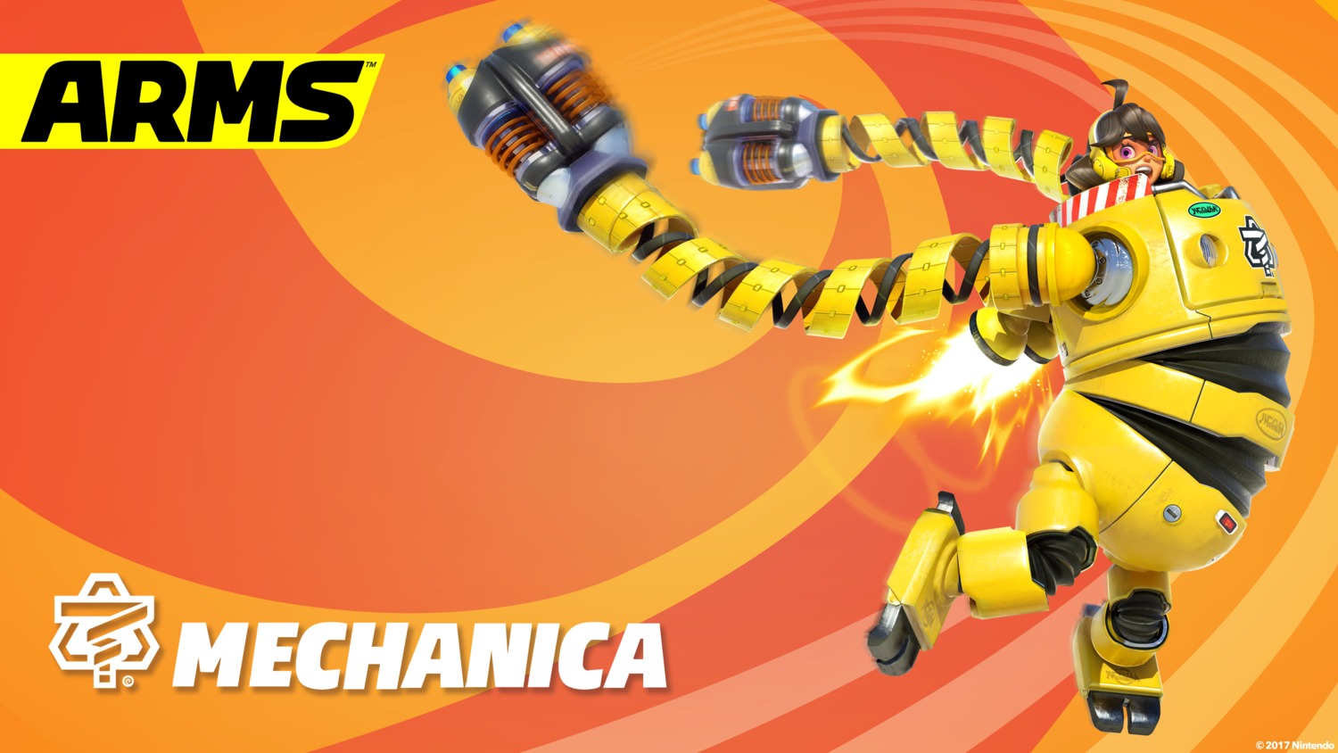 arms, mecha, mechanica, nintendo, wallpaper
