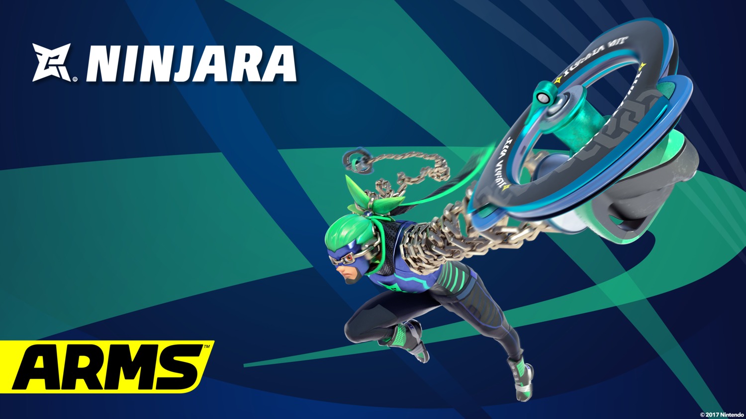 arms, ninjara, nintendo, wallpaper