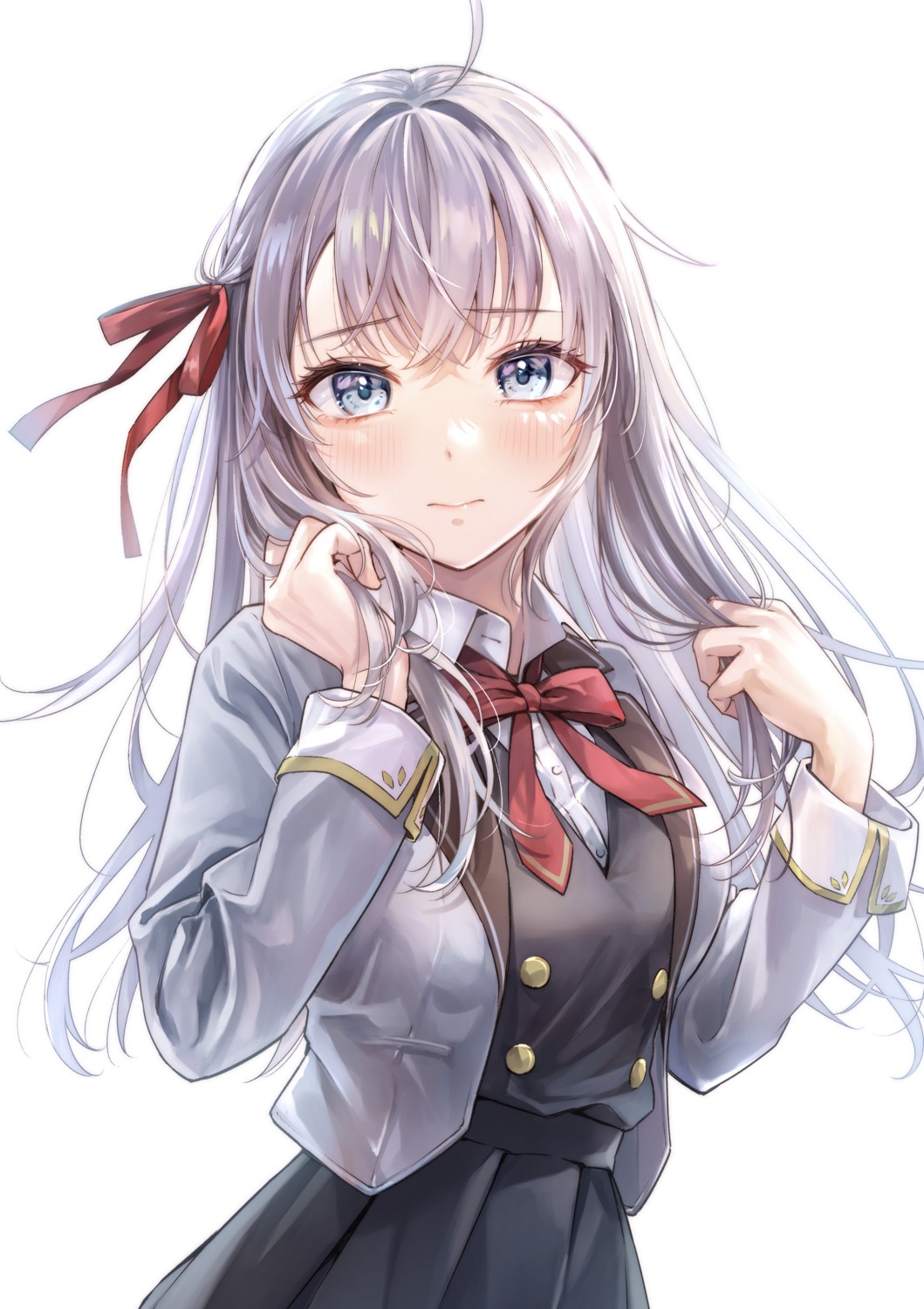 alisa_mikhailovna_kujou, seifuku, tenamachi_saho, tokidoki_bosotto_russia-go_de_dereru_tonari_no_alya-san
