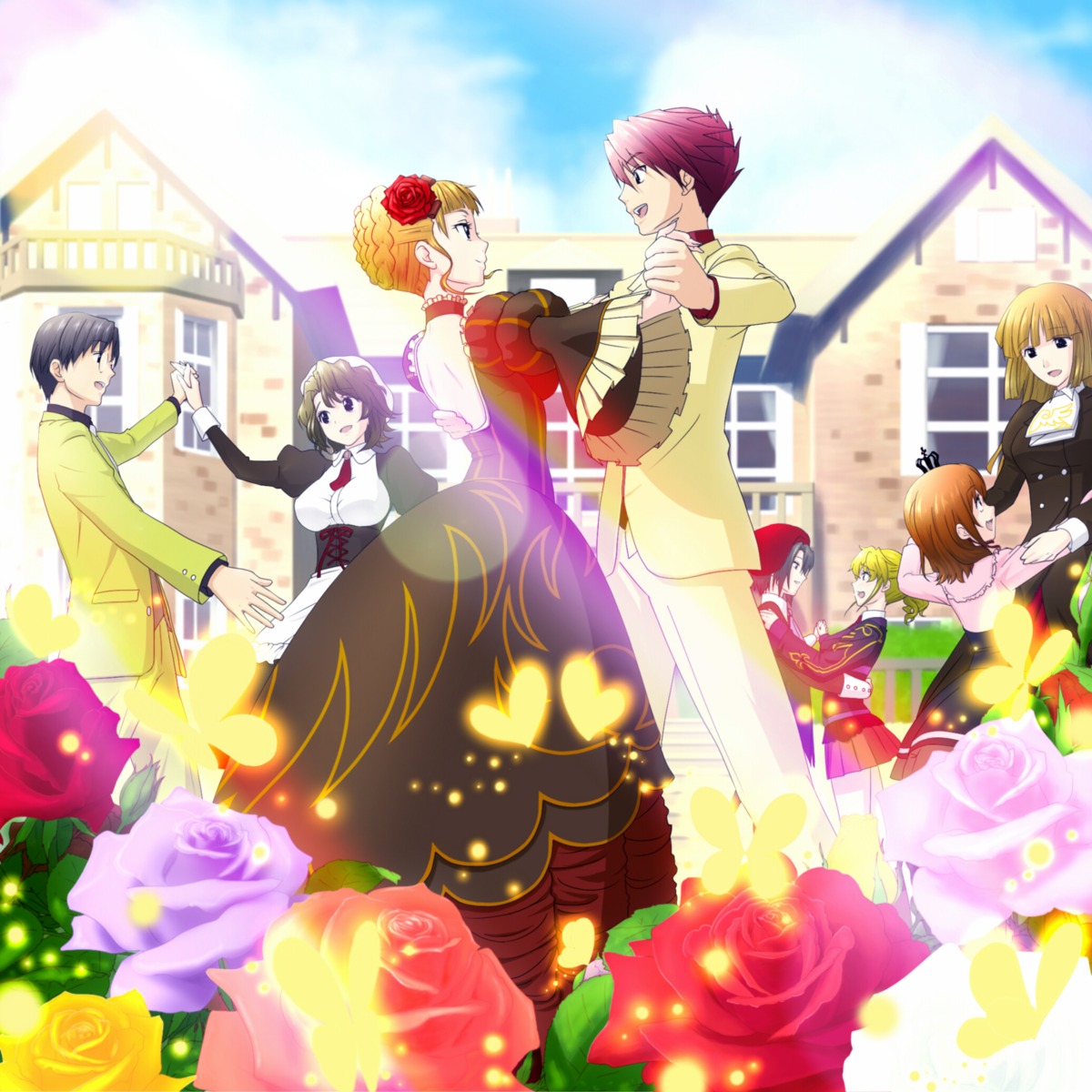 akahige, beatrice, business_suit, dress, kanon_(umineko), lolita_fashion, maid, megane