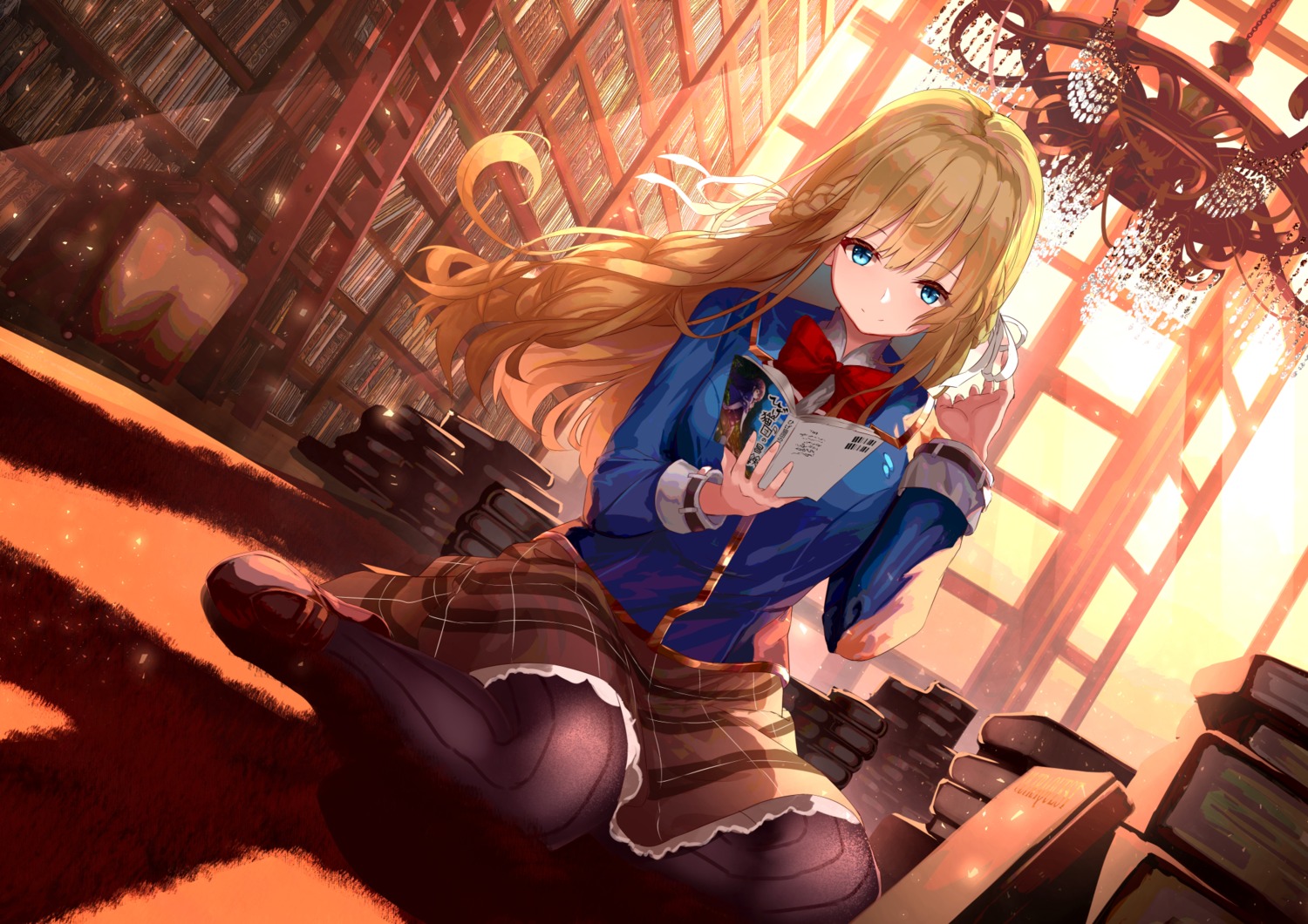 heaven_burns_red, myria_(7855), pantyhose, seifuku, toujou_tsukasa