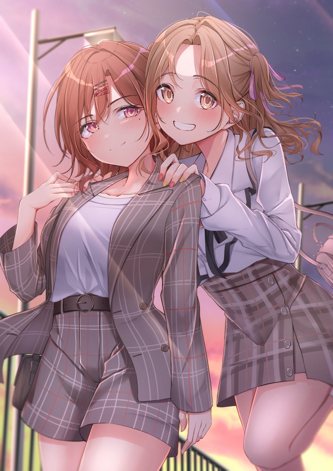higuchi_madoka, ichikawa_hinana, the_idolm@ster, the_idolm@ster_shiny_colors, yzk_knmn