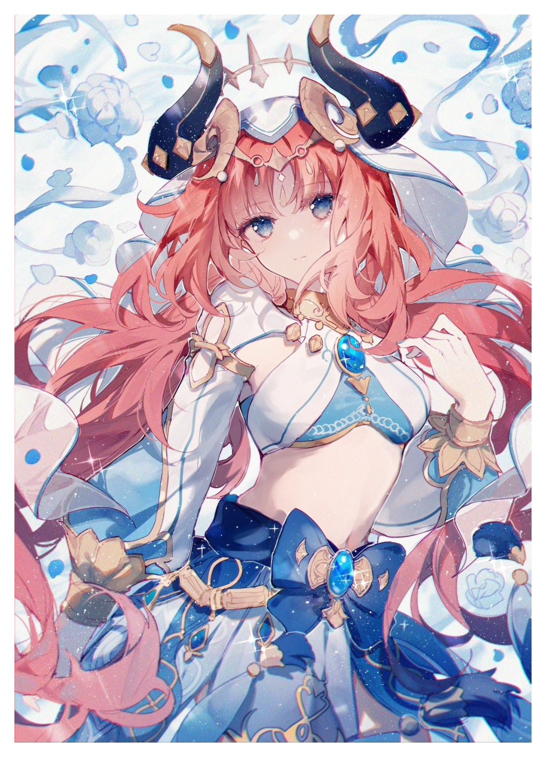 genshin_impact, horns, nilou, qianqianjie