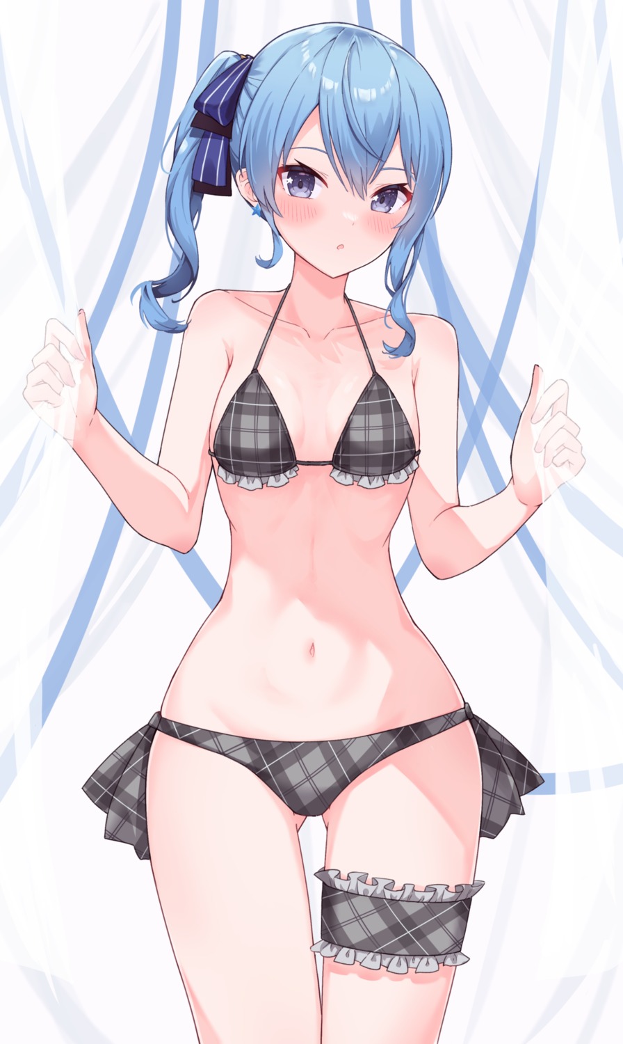 bikini, garter, hololive, hoshimachi_suisei, profnote, swimsuits