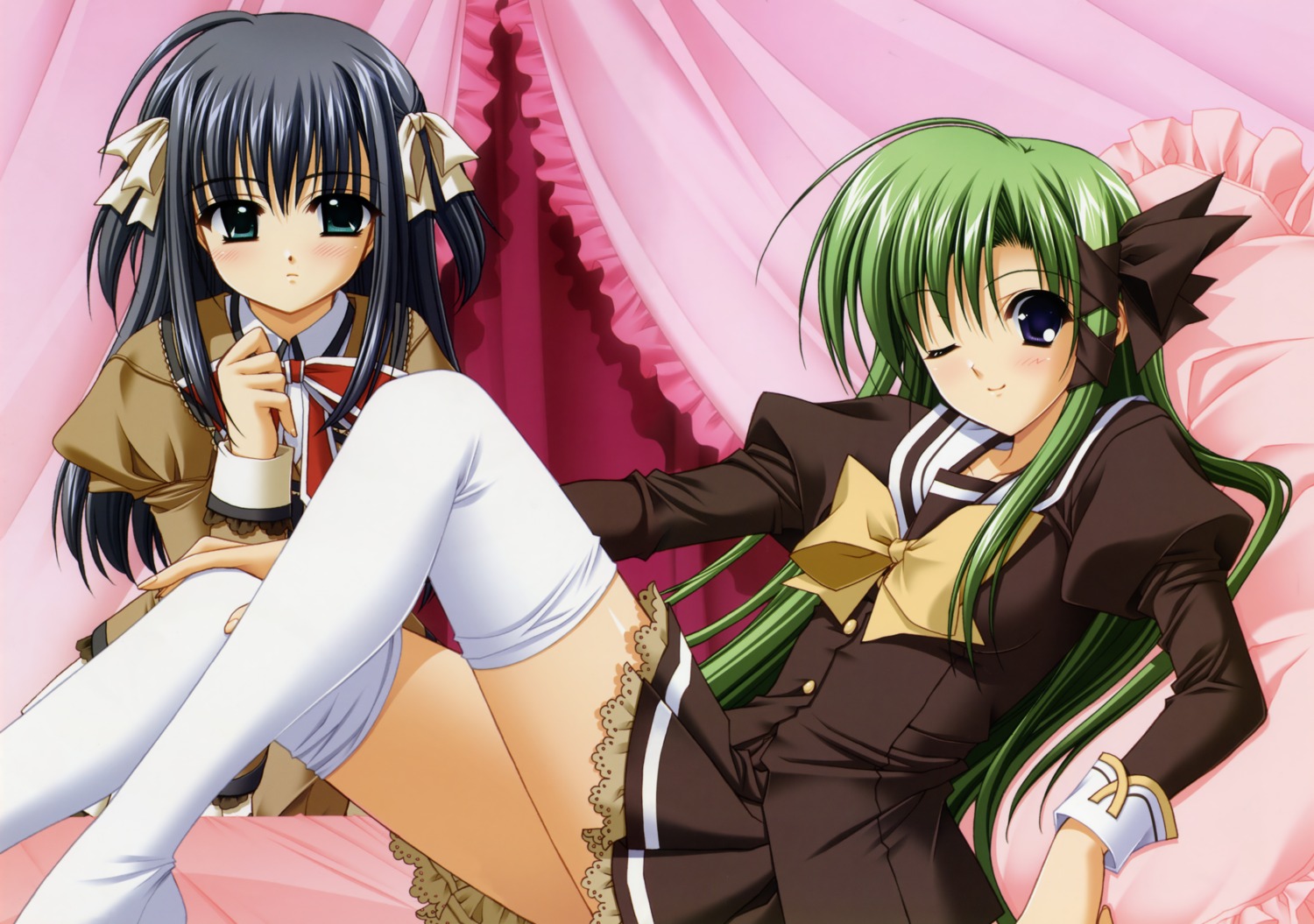 nishimata_aoi, really_really, seifuku, shigure_asa, shuffle, suzuhira_hiro, yae_sakura