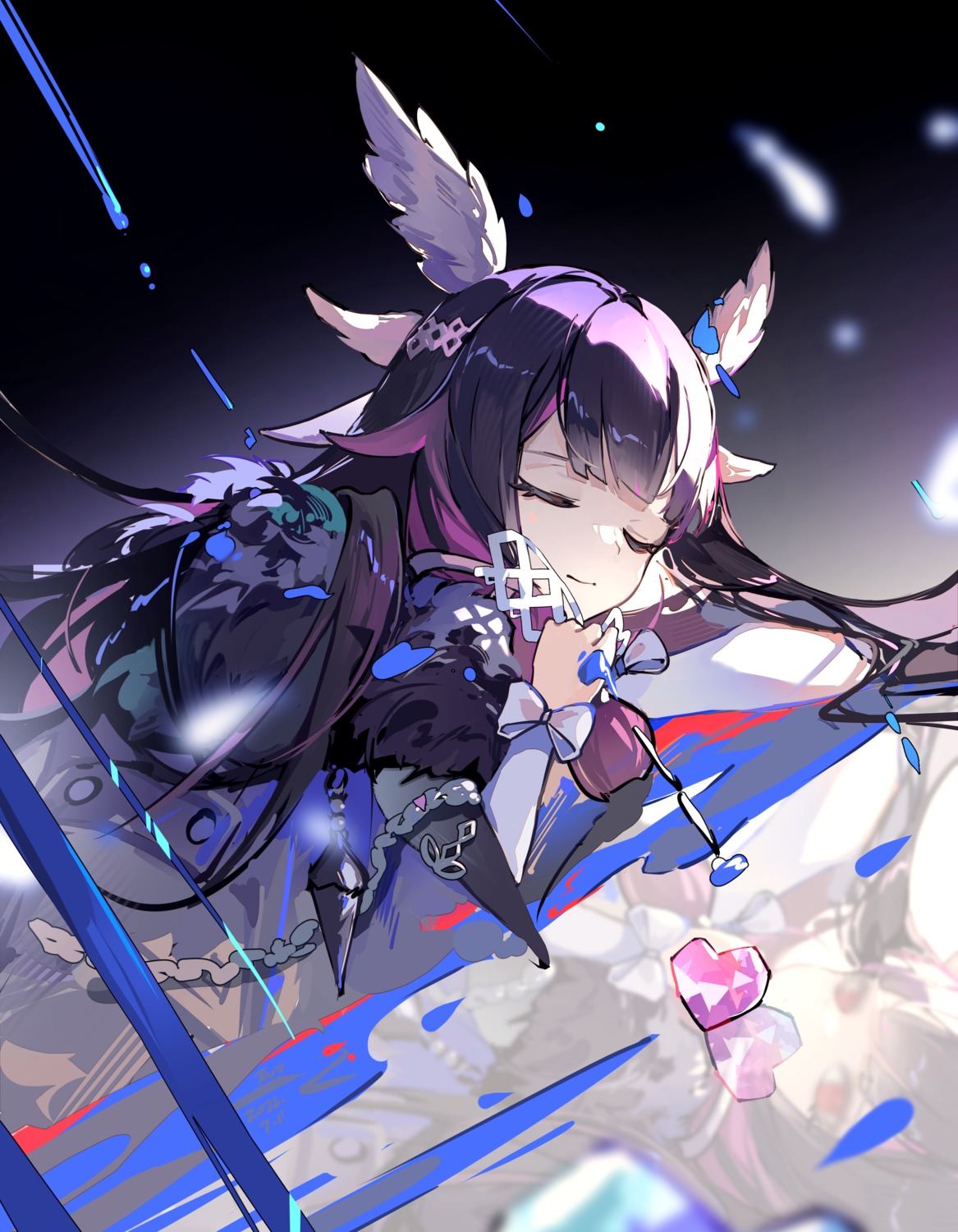 columbina, crackingtaro, genshin_impact, wings