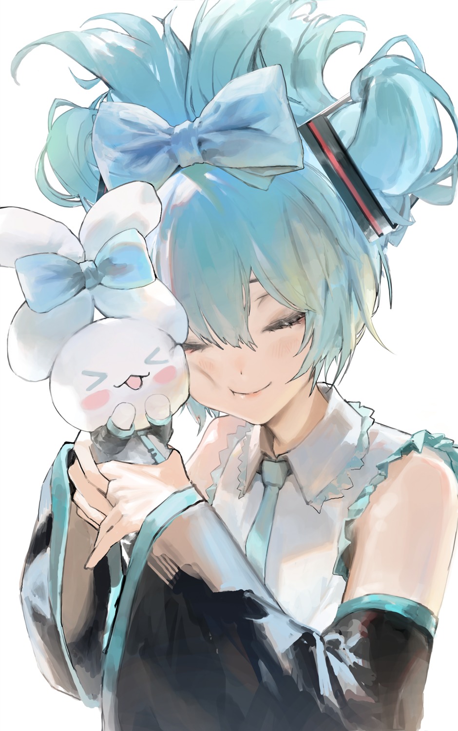 cinnamiku, cinnamoroll, crossover, hatsune_miku, rsef, sanrio, vocaloid