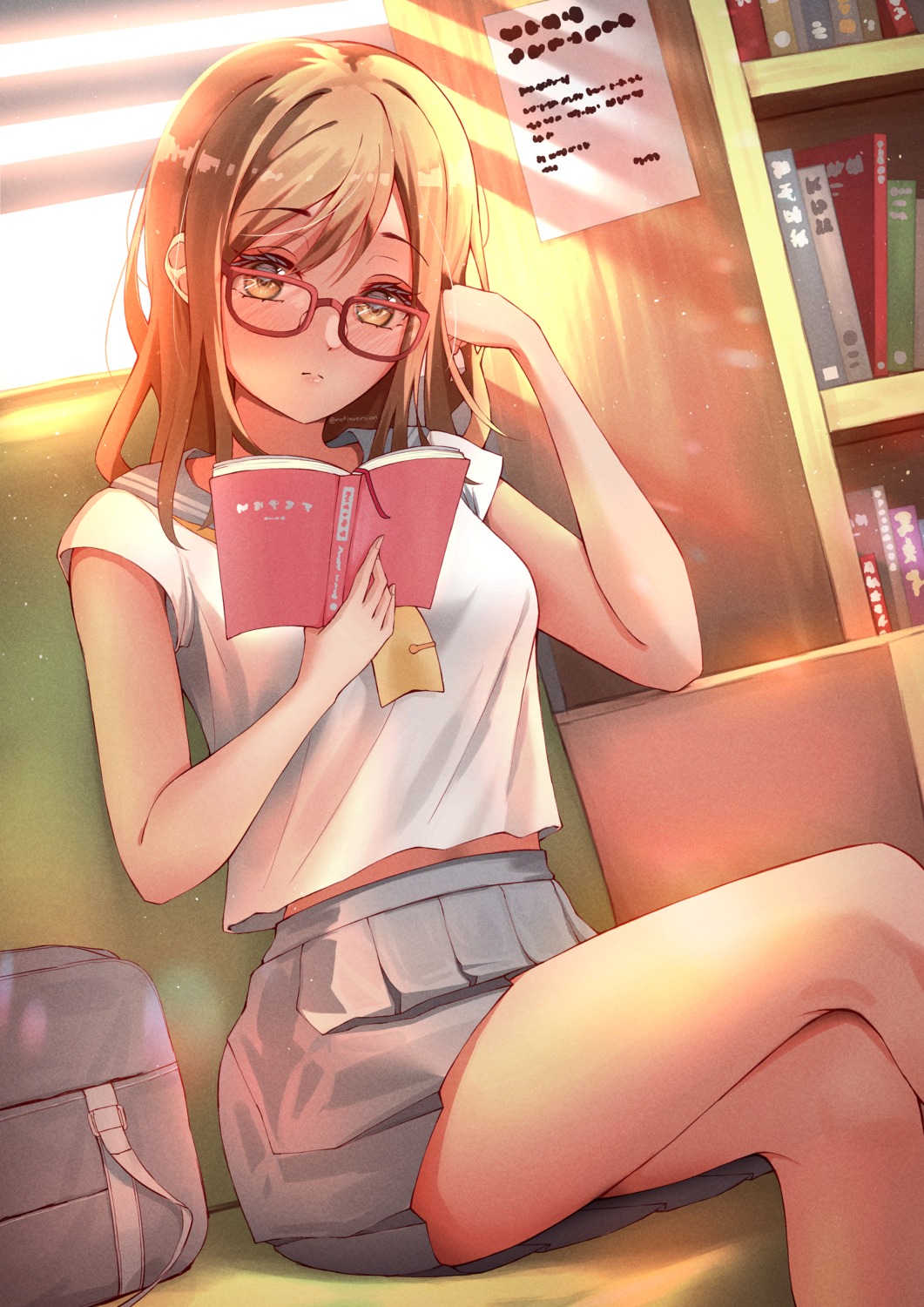 kunikida_hanamaru, love_live!_(series), love_live!_sunshine!!, megane, notinversion, seifuku