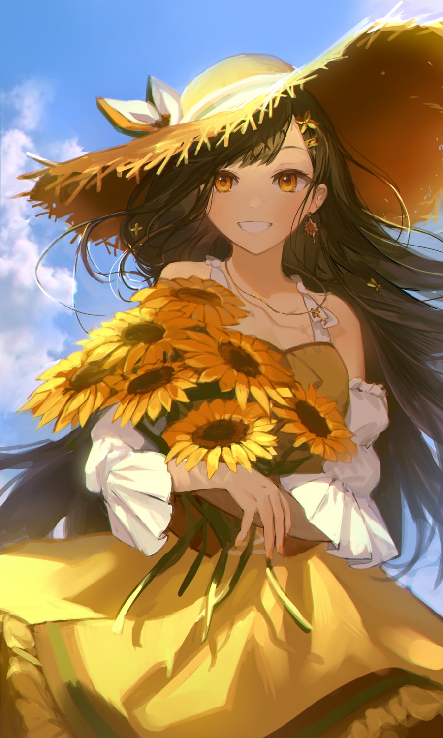 dress, nannaspad, project_sekai, shiraishi_an, summer_dress