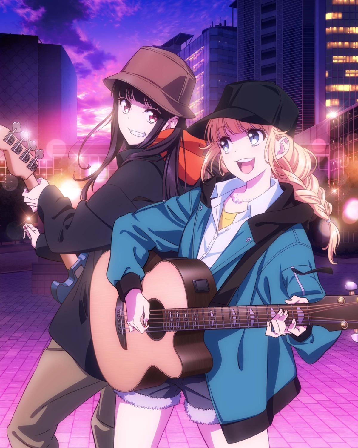 disc_cover, guitar, kuon_nanami, paripi_koumei, tagme, tsukimi_eiko