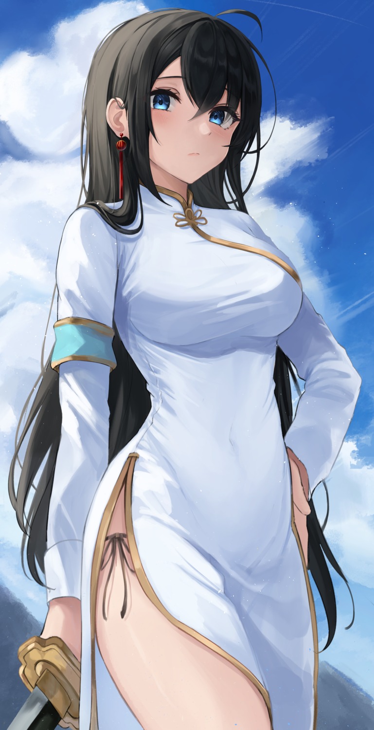 asian_clothes, nao_(okt8538), pantsu, string_panties, sword