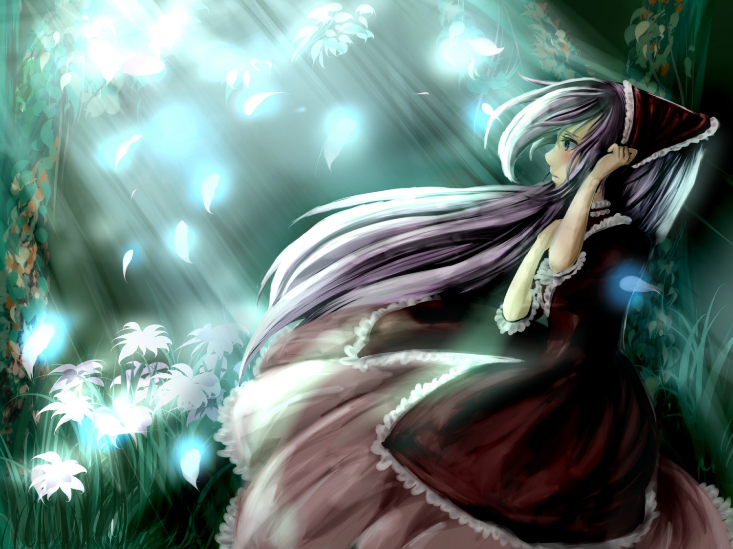 kotobuki_ryou, landscape, megurine_luka, vocaloid