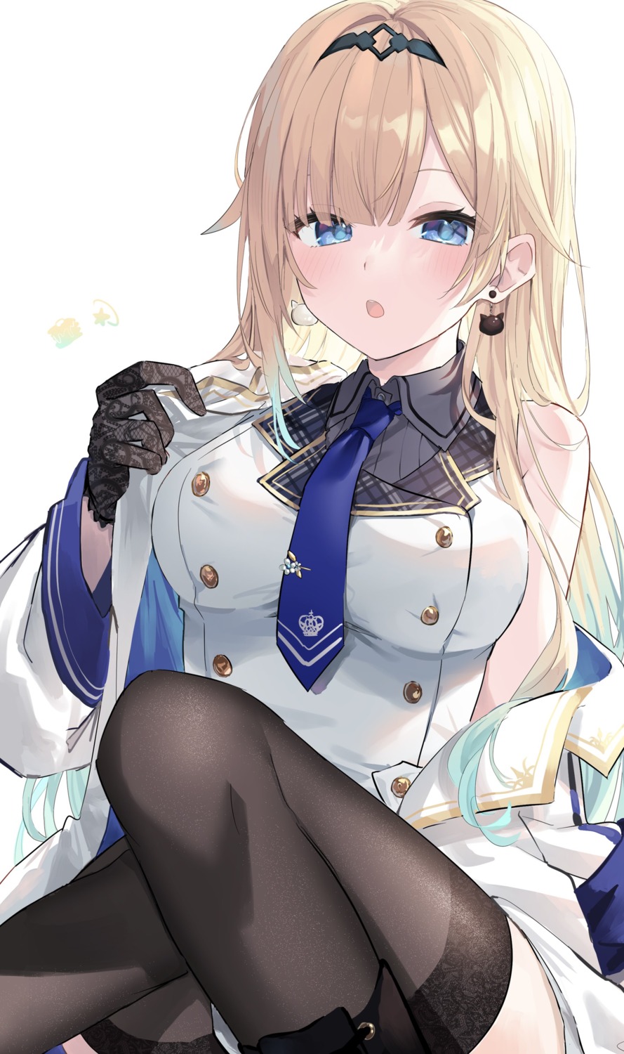 aizawa_ema, thighhighs, uniform, vspo!, yuzutouhu_ika
