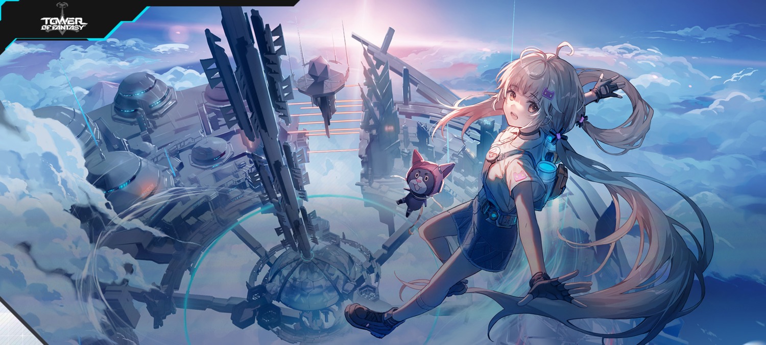 landscape, overalls, shirli_(tower_of_fantasy), tagme, tower_of_fantasy