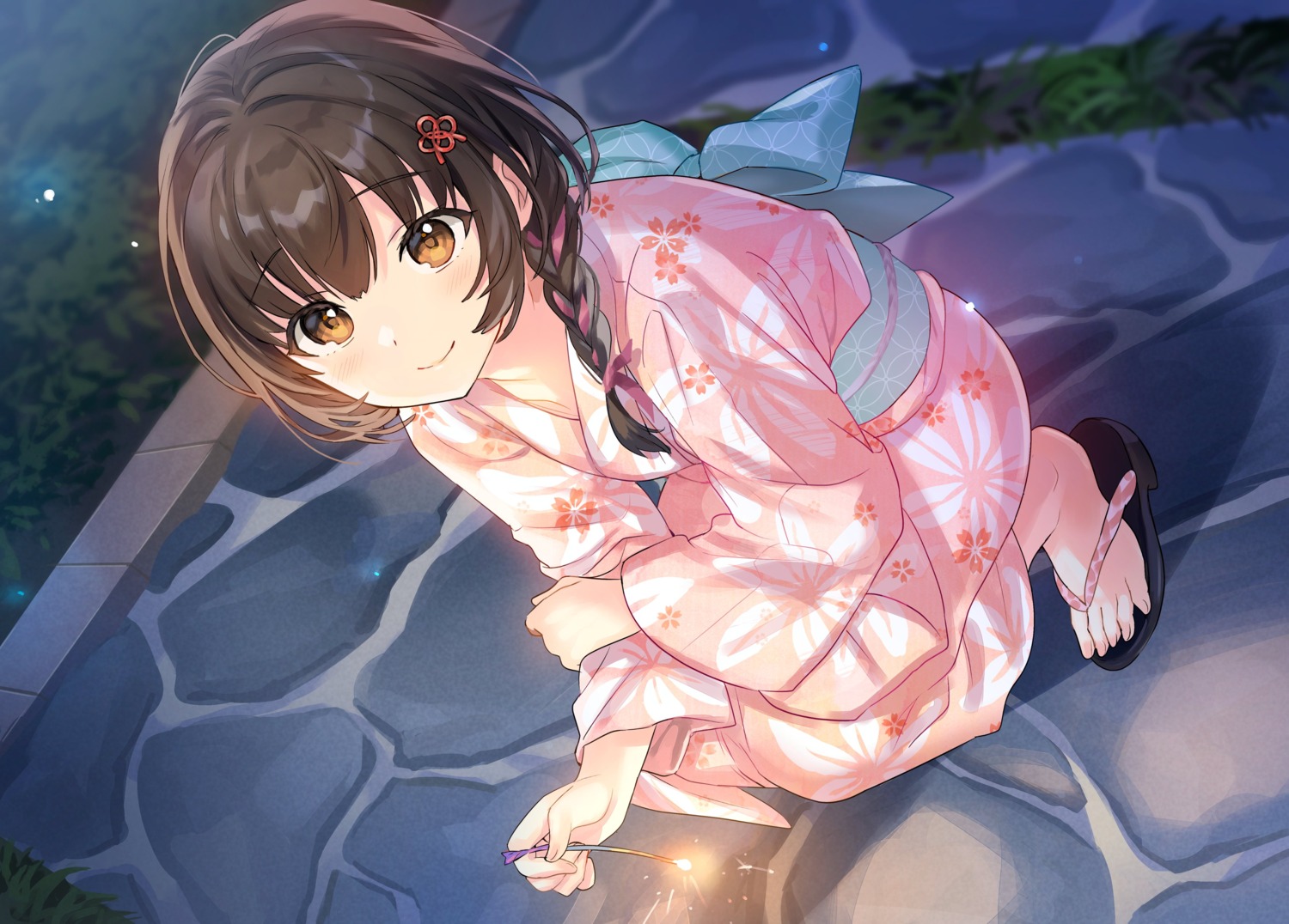 [rouhou]_ore_no_iinazuke_ni_natta_jimiko_ie_dewa_kawaii_shikanai., tantan, watanae_yuuka, yukata