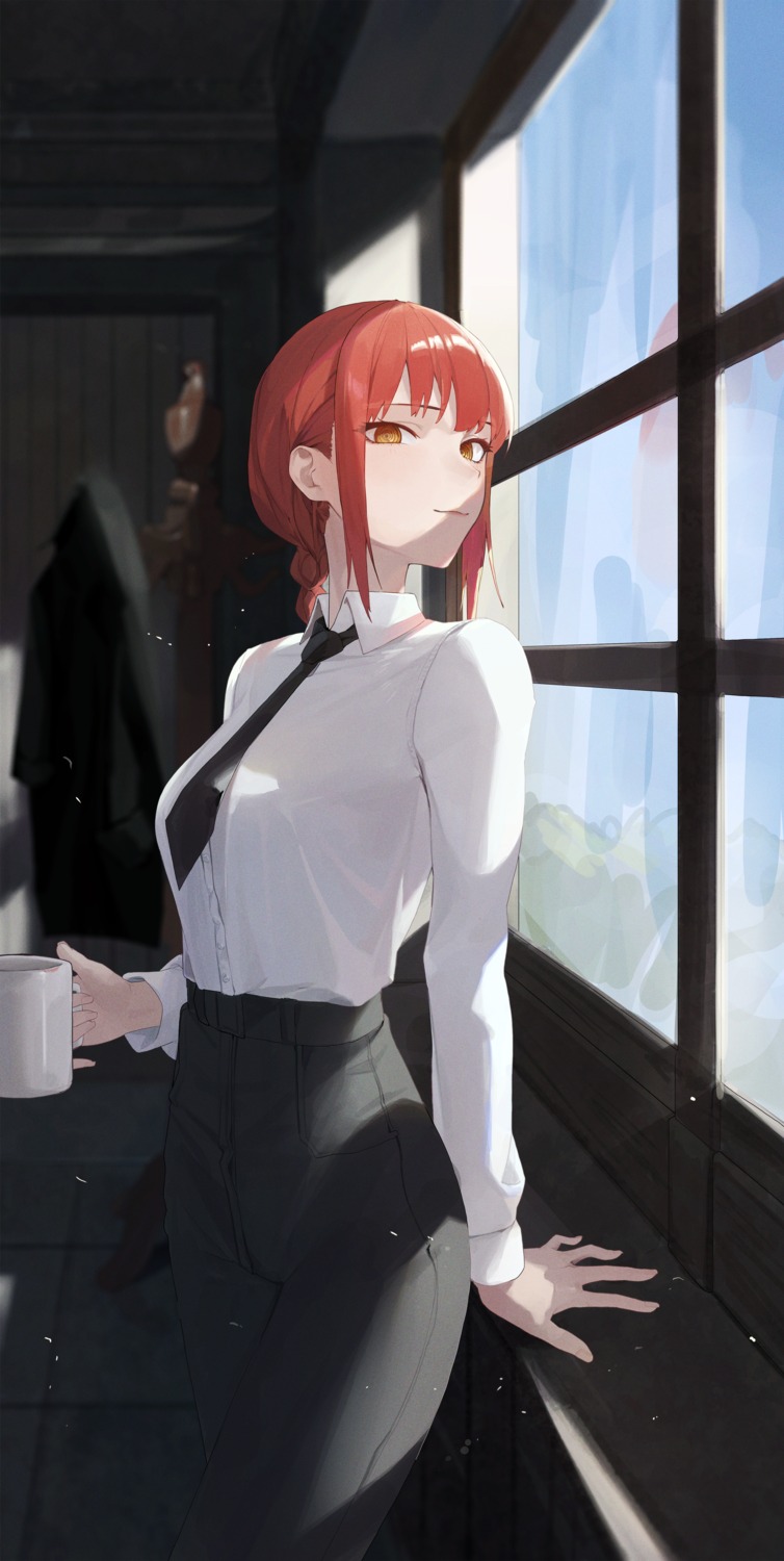 chainsaw_man, dress_shirt, makima_(chainsaw_man), so_shio