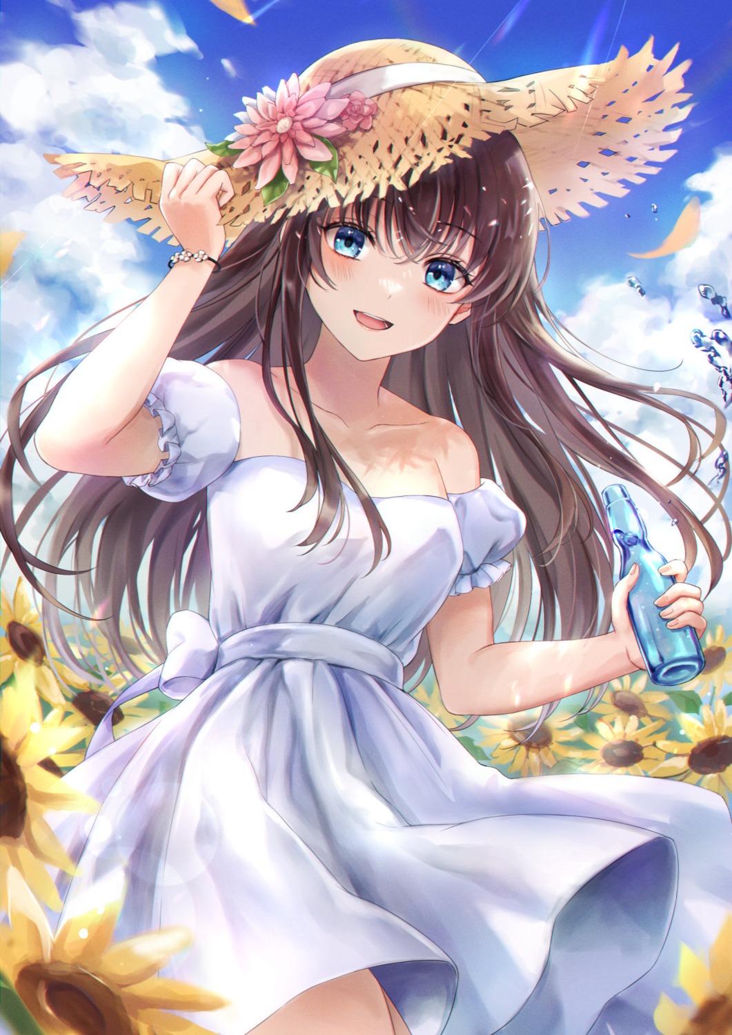 dress, skirt_lift, summer_dress, tsumugi_8345