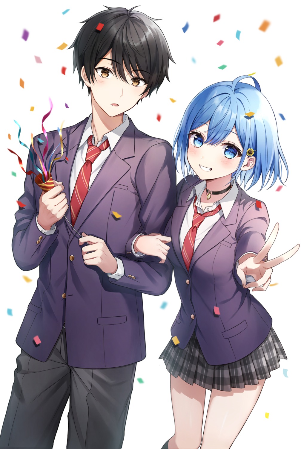 danjo_no_yuujou_wa_seiritsu_suru?_(iya_shinai!!), inuzuka_himari, natsume_yuu, parum, seifuku