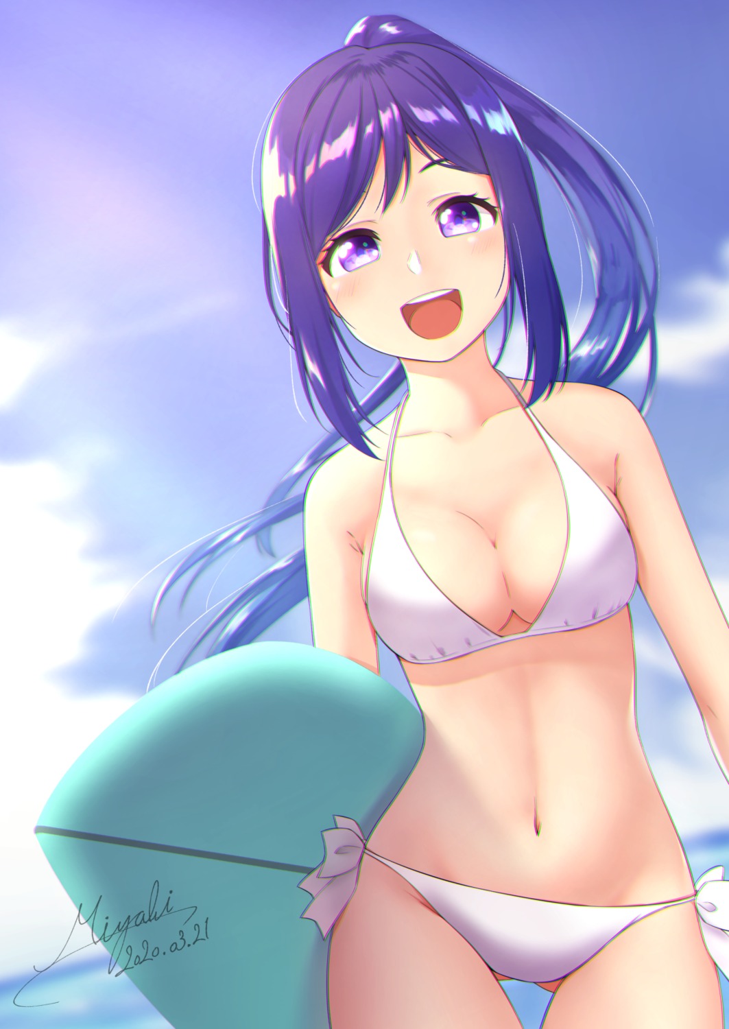 bikini, haruna_miyabi, love_live!_(series), love_live!_sunshine!!, matsuura_kanan, swimsuits