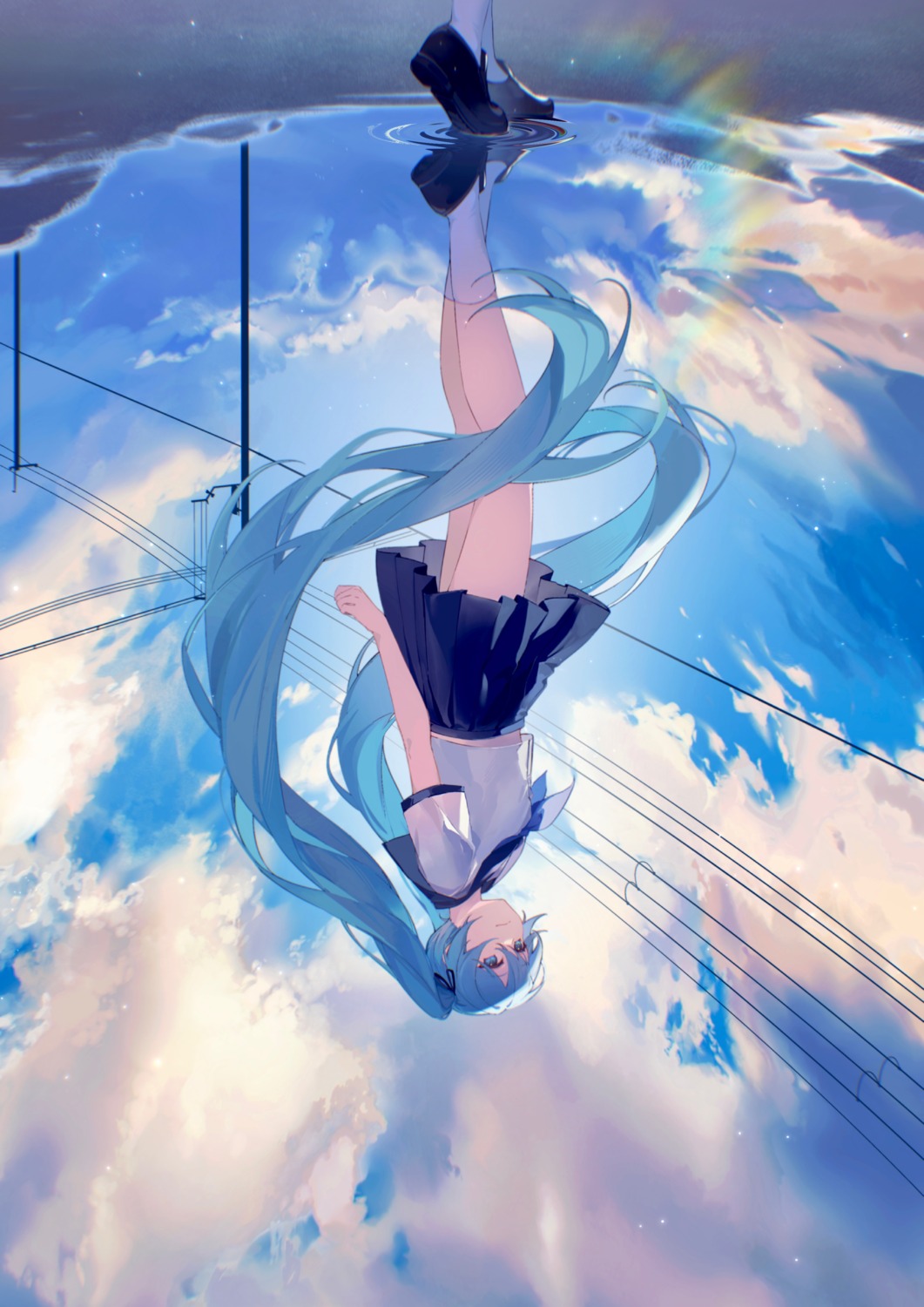 hatsune_miku, kanvien, seifuku, vocaloid