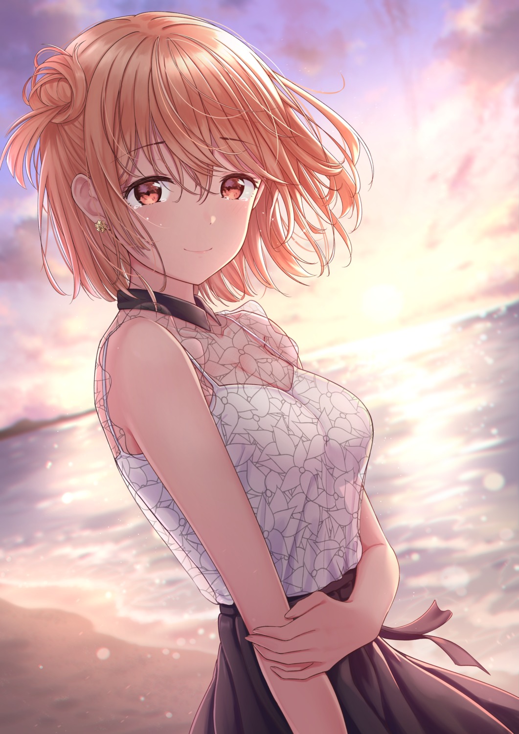 cleavage, marinesnow, see_through, yahari_ore_no_seishun_lovecome_wa_machigatteiru., yuigahama_yui