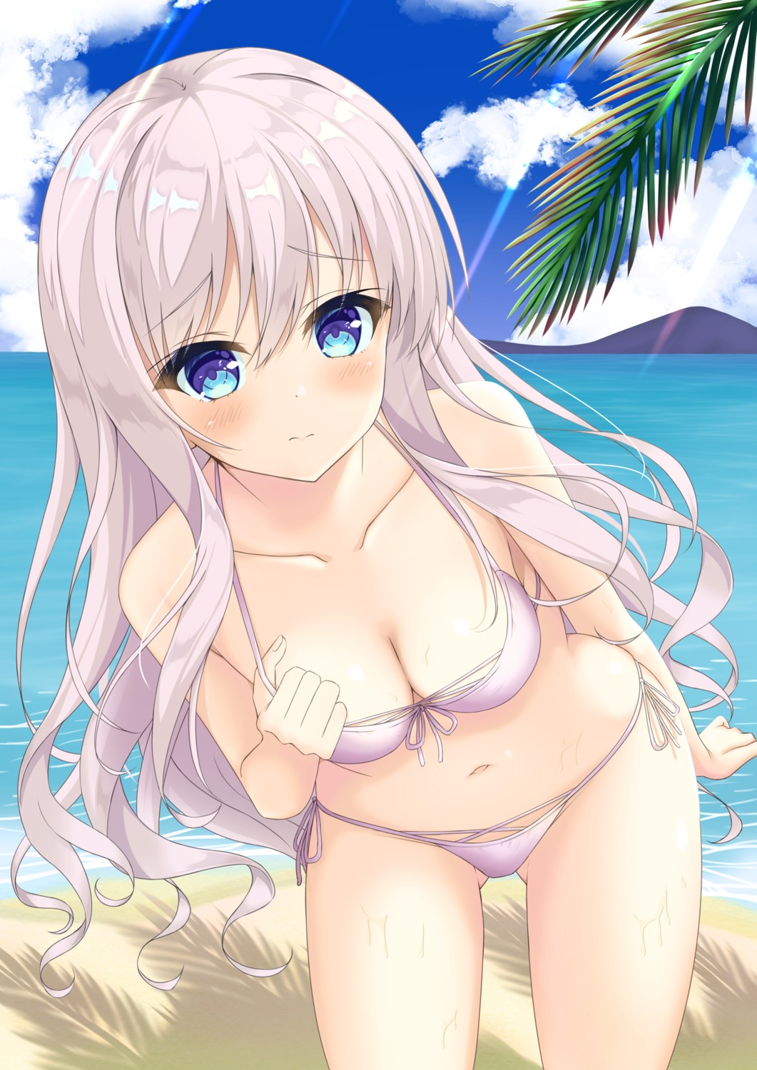 bikini, kiriyama_aoi, swimsuits, undressing, wet