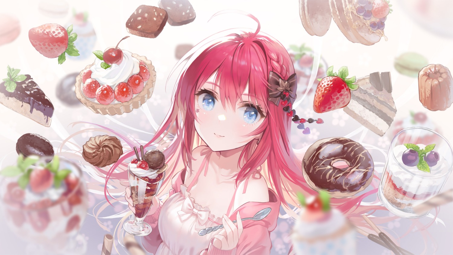 cream, hanasaki_kureha, indie_virtual_youtuber, ritsuki, tattoo, wallpaper