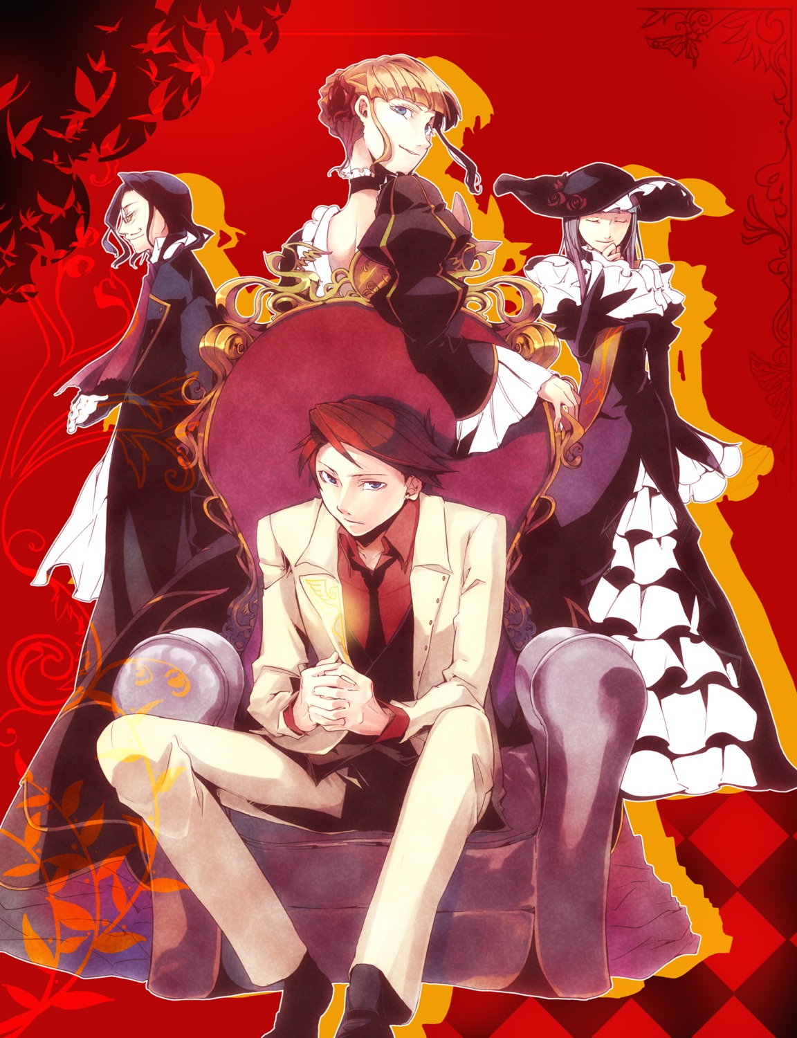35, beatrice, dress, ronove, umineko_no_naku_koro_ni, ushiromiya_battler, virgilia