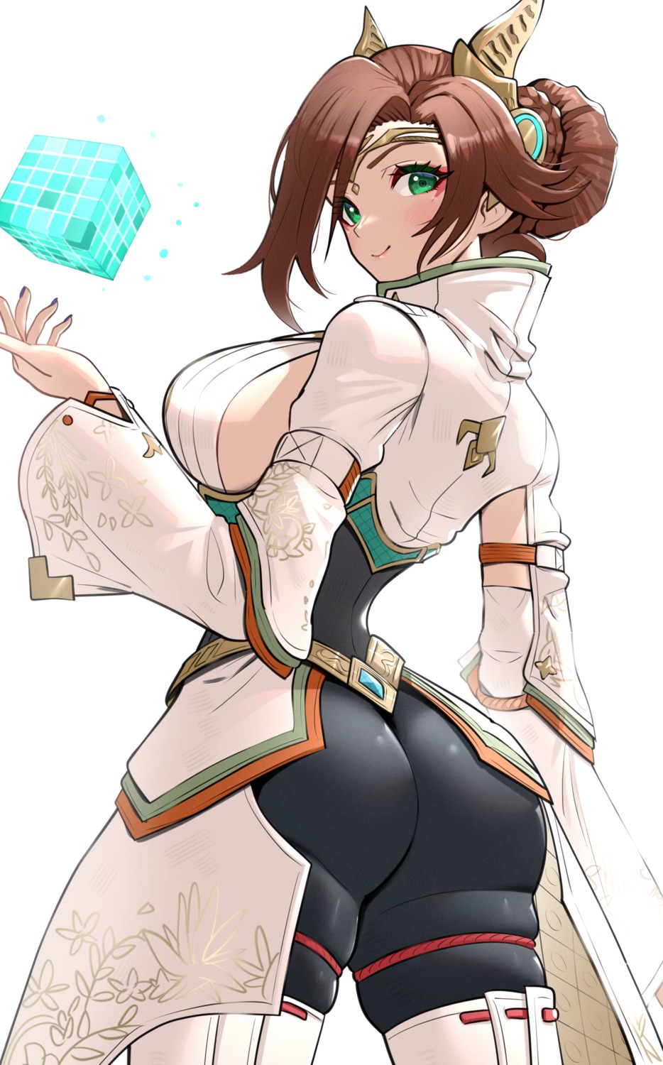 ass, gonzarez, horns, niina_(xenoblade_3), xenoblade_(series), xenoblade_3