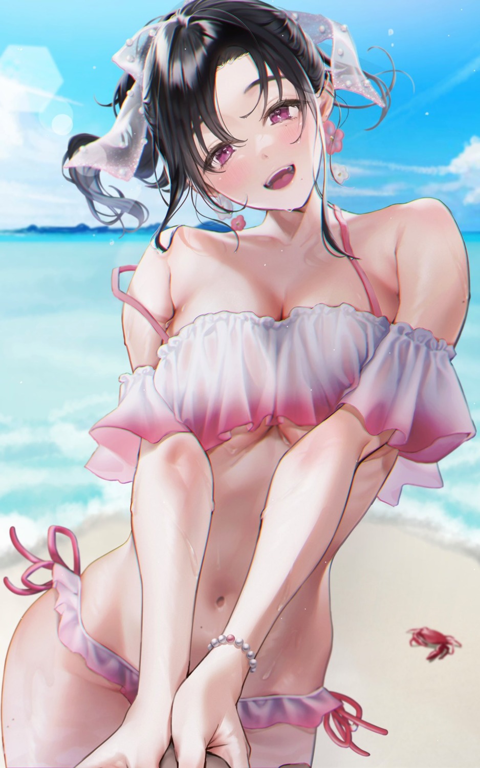 bikini, cleavage, mugika, swimsuits