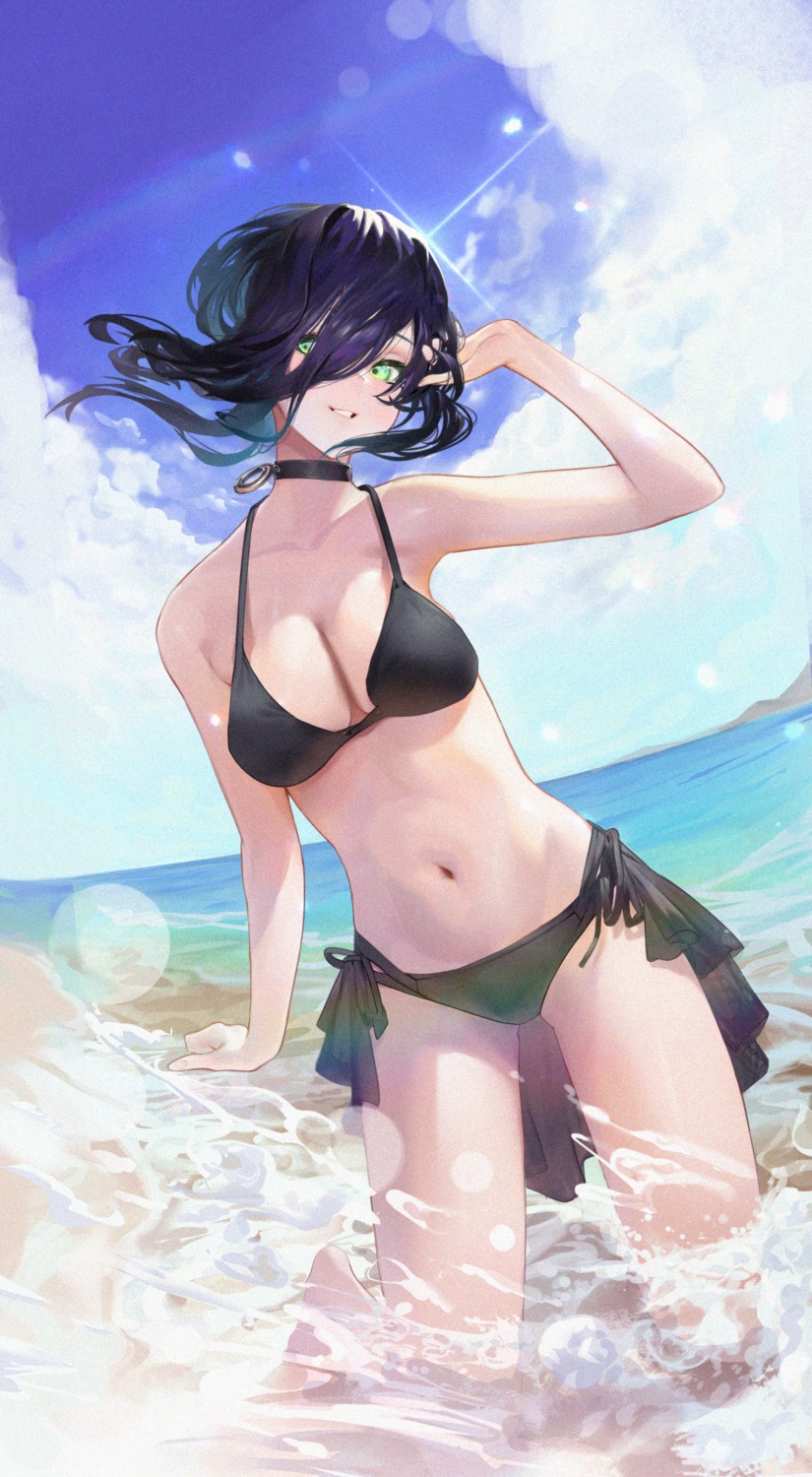 bikini, chainsaw_man, cleavage, occa-key, reze_(chainsaw_man), swimsuits, wet
