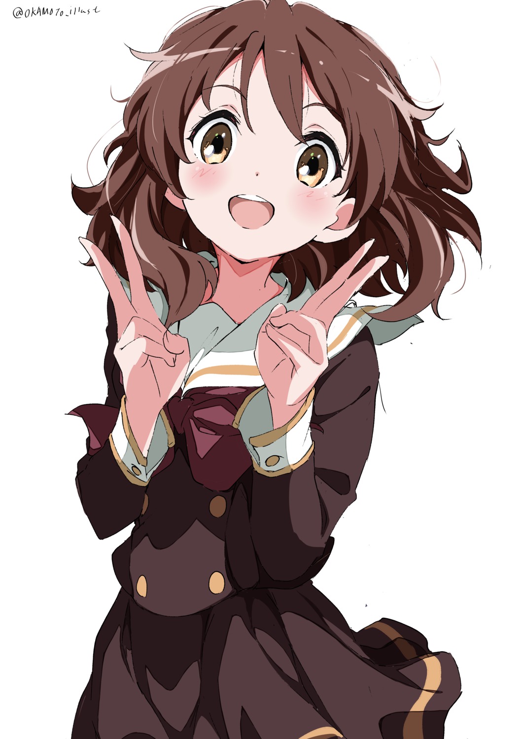hibike!_euphonium, oumae_kumiko, seifuku, white_gorilla_(okamoto)